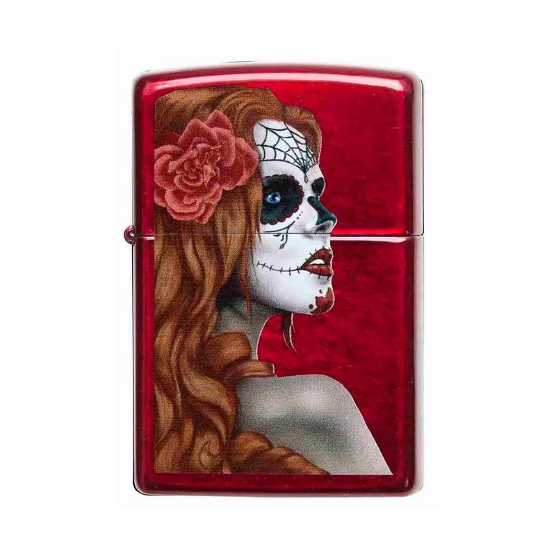 ZIPPO - Encendedor Zippo Day Of Dead Girl Rojo ZP28830 - Rojo