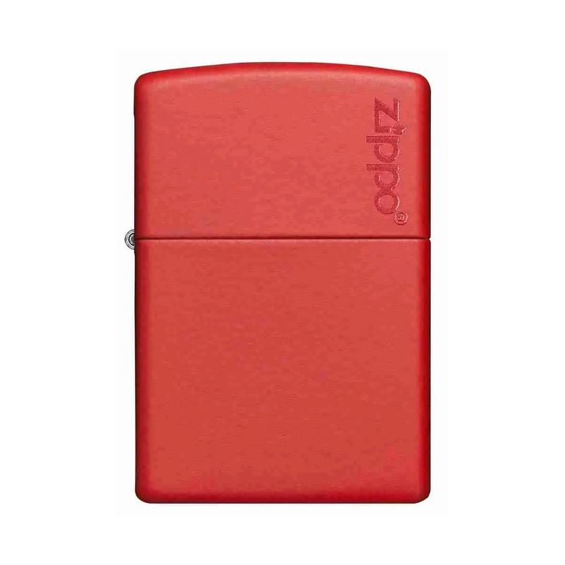 ZIPPO - Encendedor Zippo Red Matte With Logo Rojo ZP233ZL - Rojo