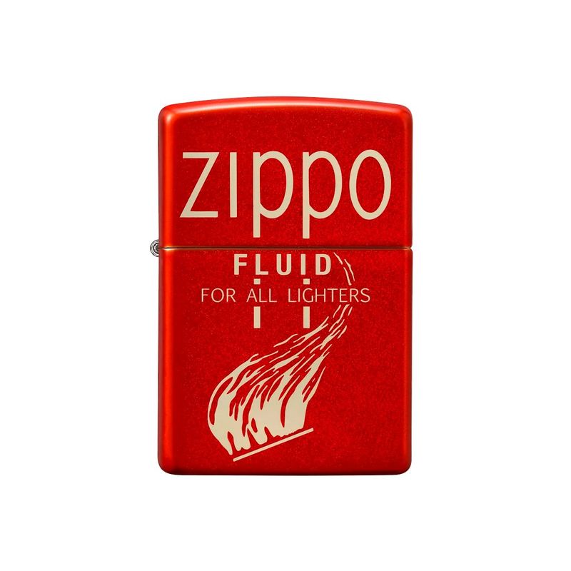 ZIPPO - Encendedor Zippo Retro Design Rojo Zp49586 - Rojo