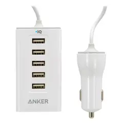 ANKER - CARGADOR AUTO 5 PUERTOS USB A2311 OPEN BOX