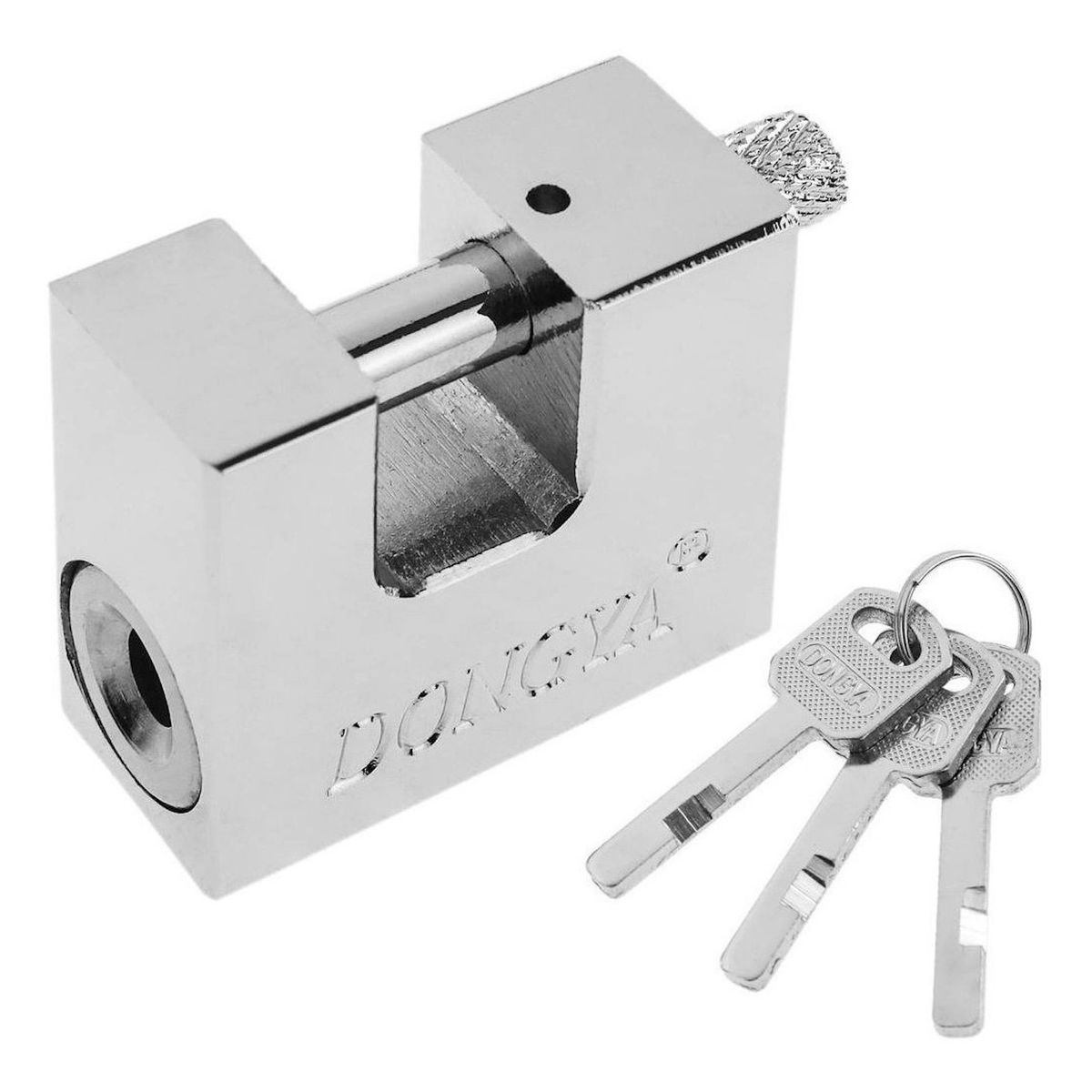 GENERICO - Candado 90 Mm Anti Napoleon Anti Robo Con 3 Llaves