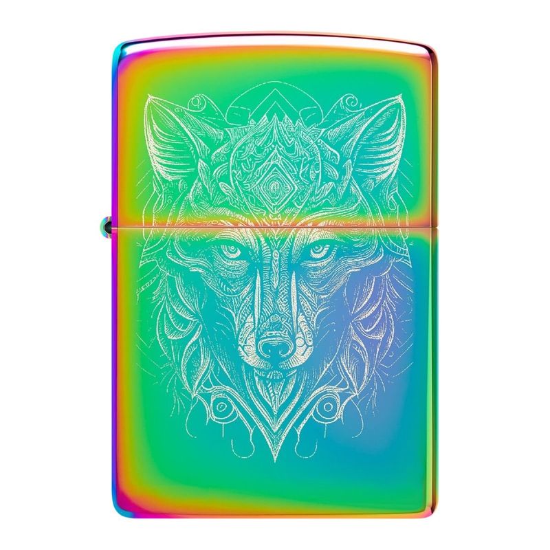 ZIPPO - Encendedor Zippo Mystic Wolf Design Iridescente ZP46176