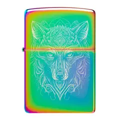 ZIPPO - Encendedor Mystic Wolf Design Iridescente ZP46176