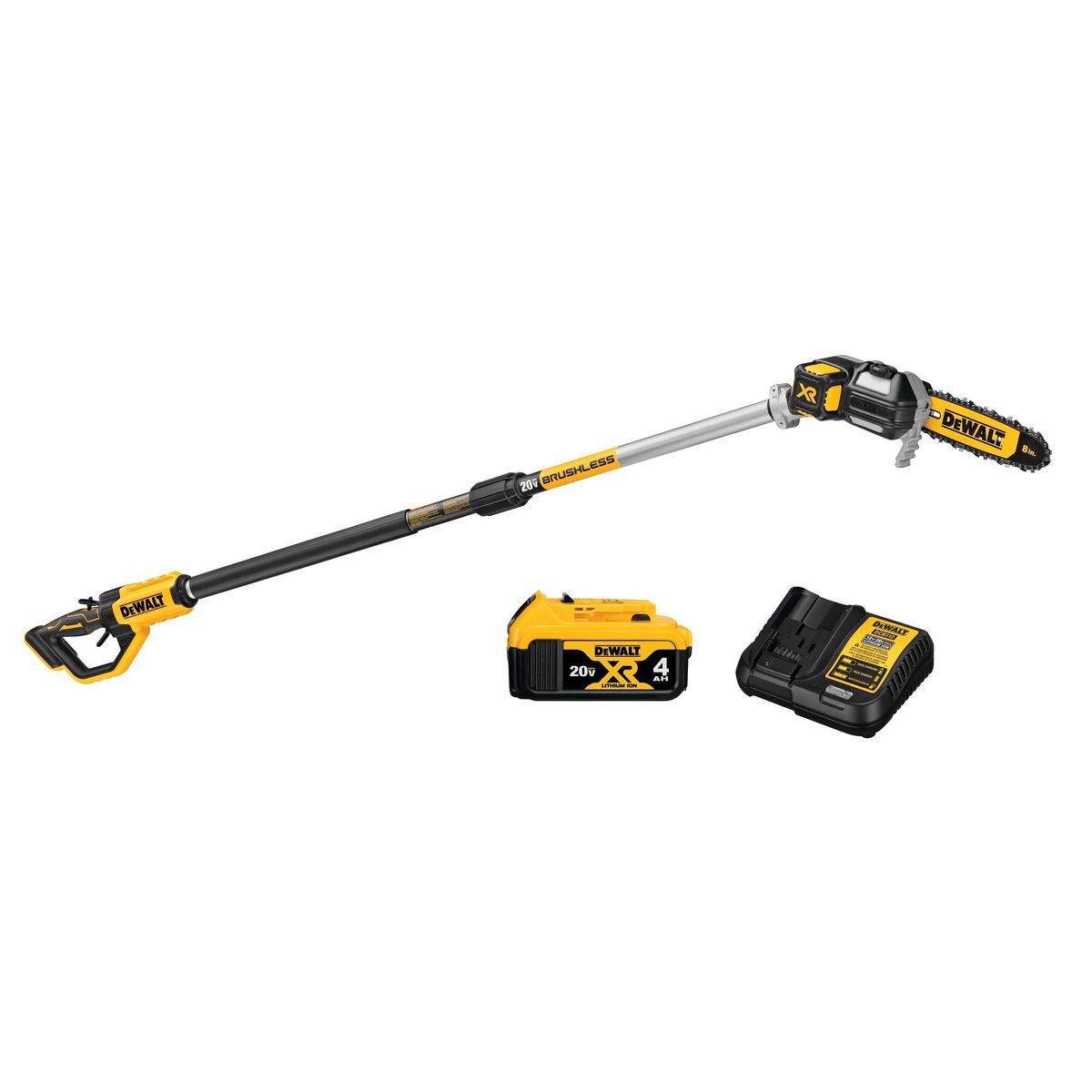 DEWALT - Kit Podadora de Altura Brushless 8" 20V DEWALT DCPS620M1-B2