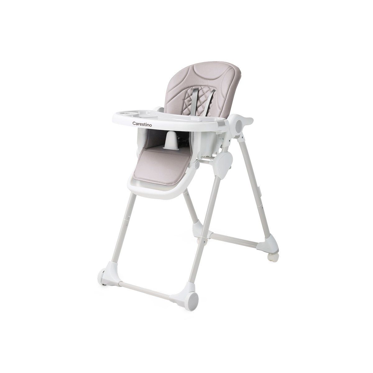 CARESTINO - Silla de comer Petra Gris Claro