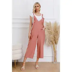 LIKE SHOP - Enterito Mujer Jardinera Midi Primavera Verano Tirantes 3325