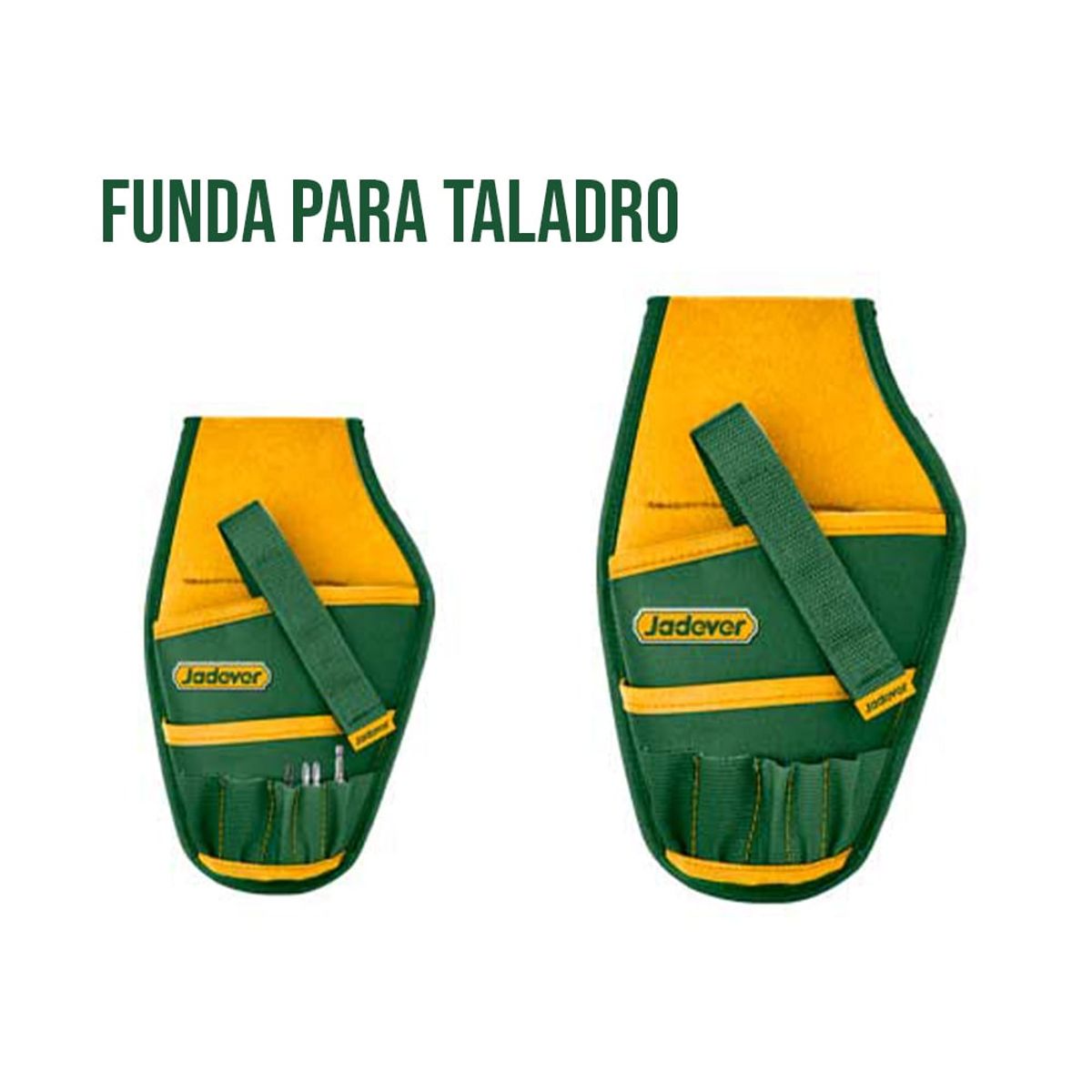 JADEVER - Coleto Funda Cinturón porta Taladro  Herramientas JADEVER