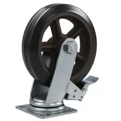 DICAS - Rueda Con Freno Para Carro 8 Pulgadas 400 Kilos