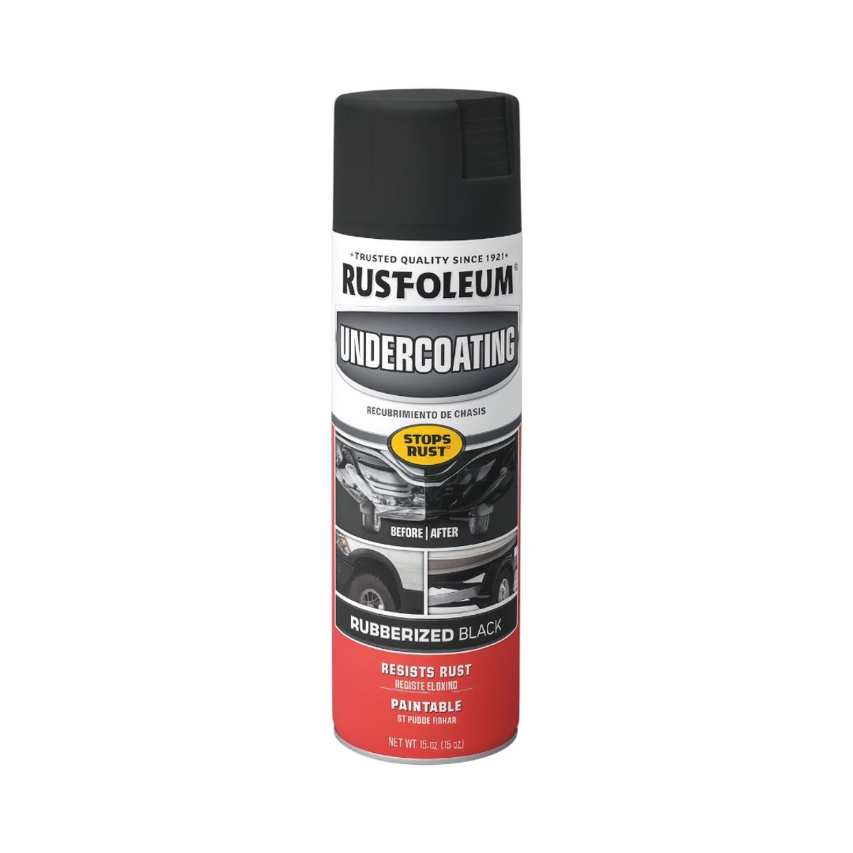 RUST OLEUM - Pintura Protectora Antigravilla Spray Undercoating 477ml