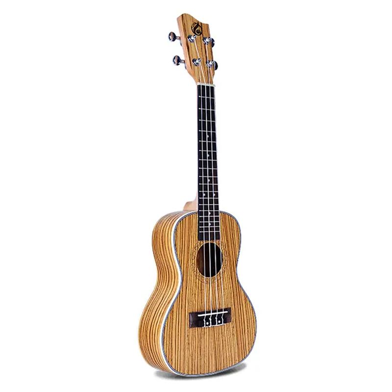 ANDESMUSICA - Ukelele Soprano Classic Mate Zebrawood S-65