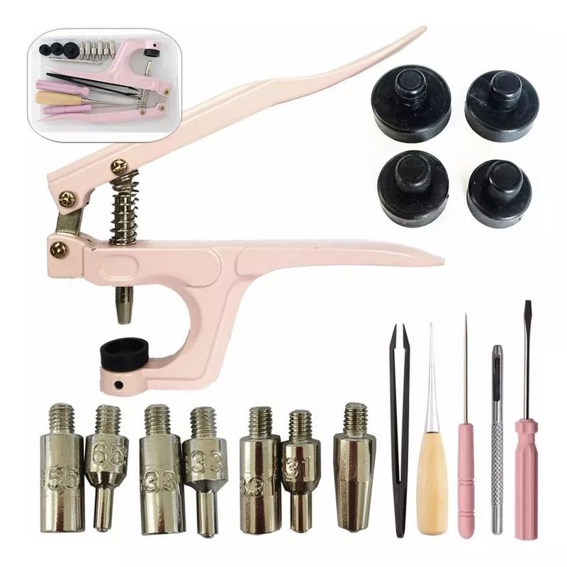 MUNDO MAGIA - Remachadora Pinza Botón Presión Broche Metal Snaps Kam  Uss
