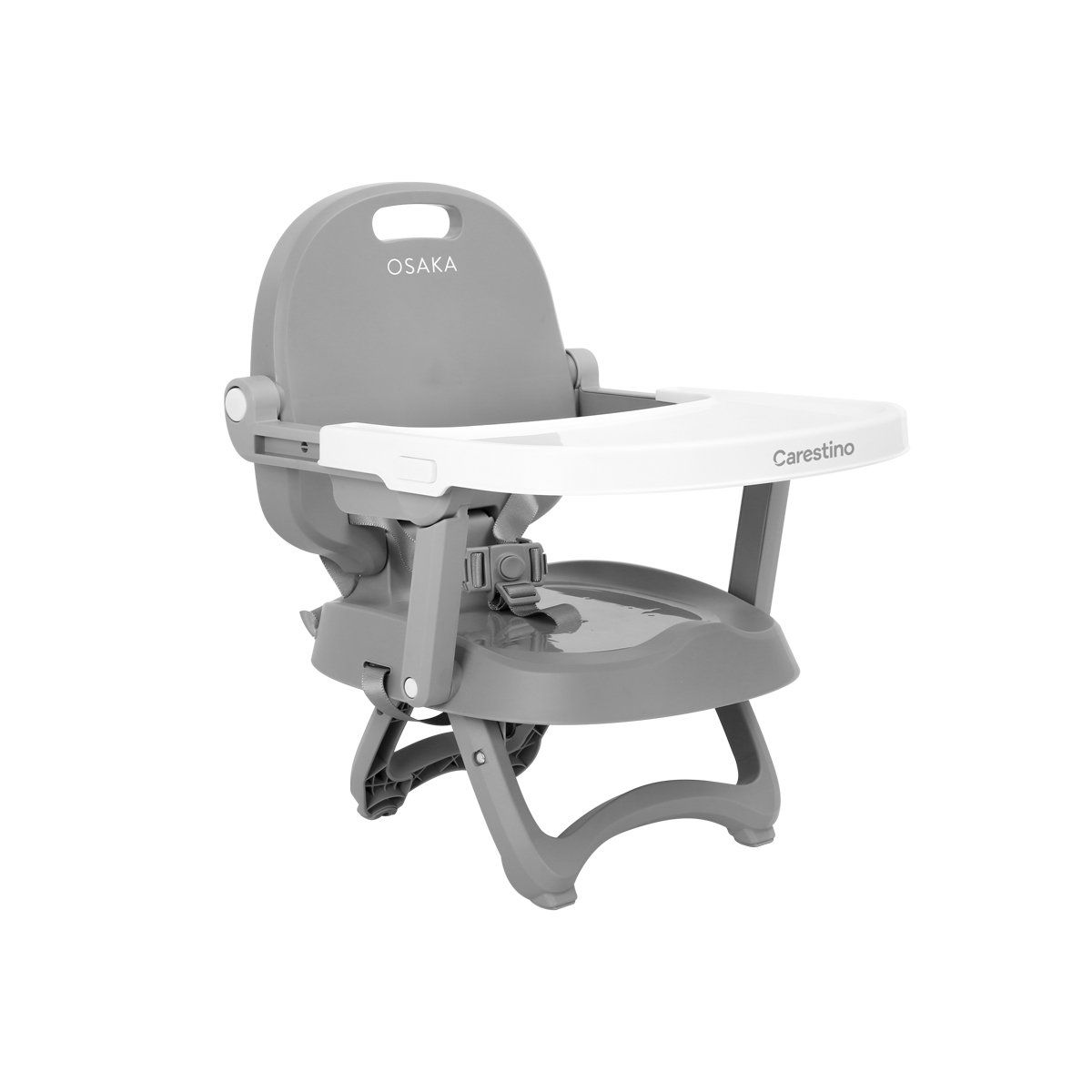 CARESTINO - Silla de comer Booster Osaka Gris