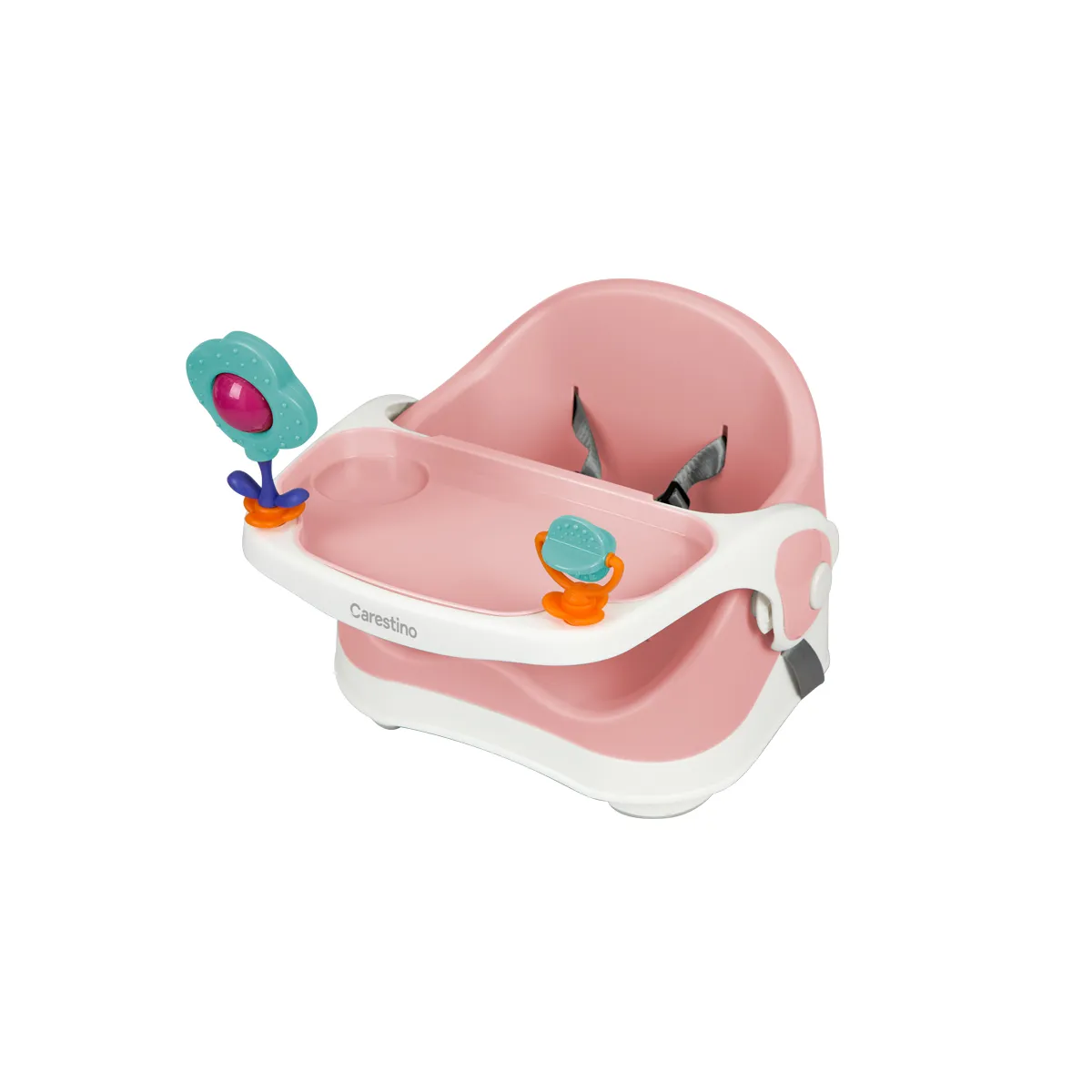 CARESTINO - Silla de comer Booster Rosa