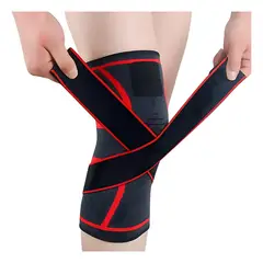 GENERICO - 1 Par Rodilleras Ajustables Elásticas Deportivas Compresión