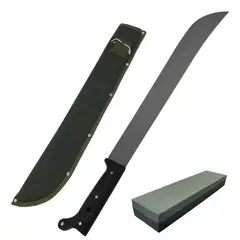 GENERICO - Machete Con Funda Mas Piedra De Afilar