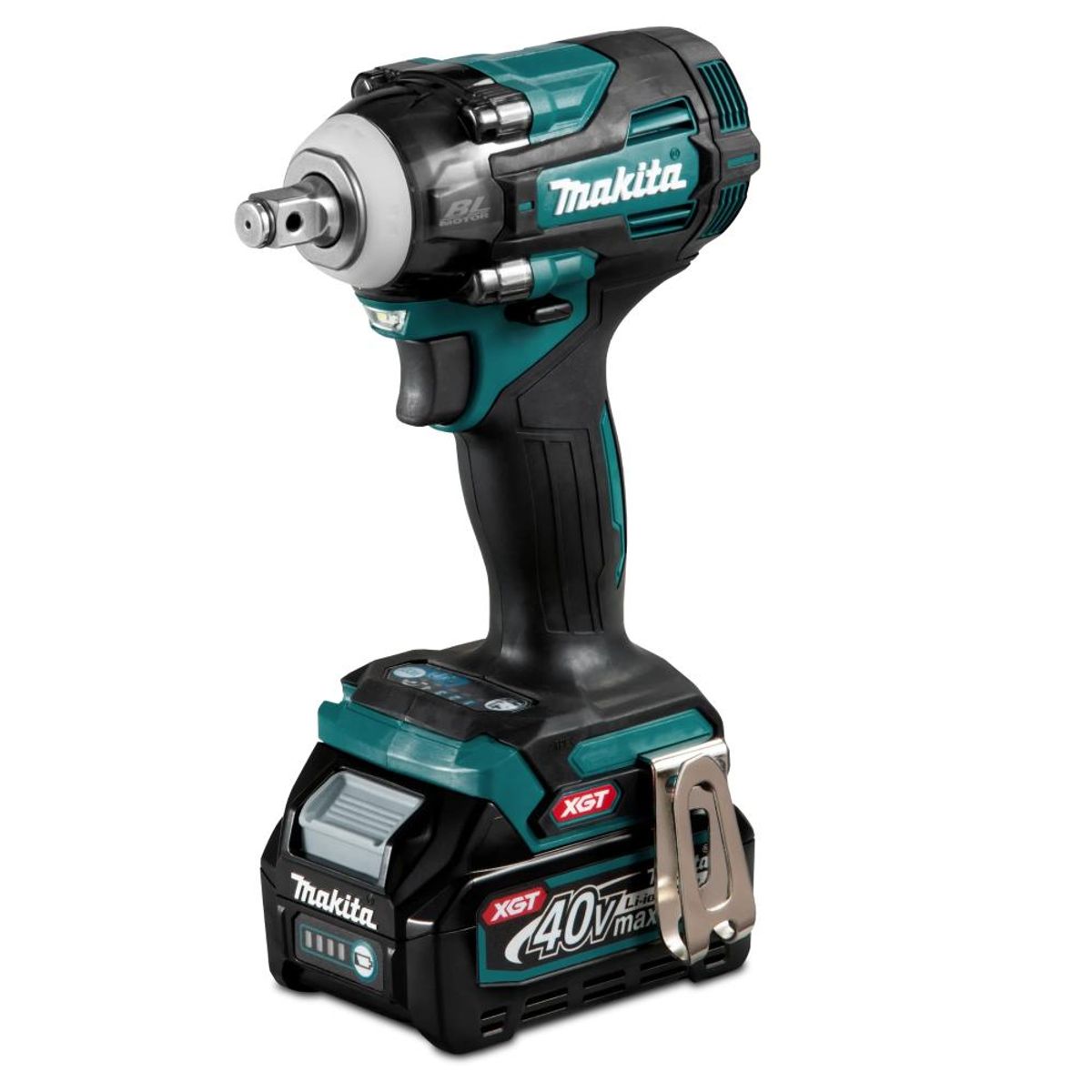 MAKITA - LLAVE DE IMPACTO INALAMBRICO 12 40V MAKITA INCLUYE 2 BATERIAS 25AH + CARGADOR RAPIDO