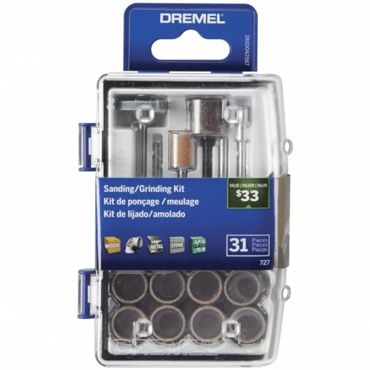 DREMEL - MICRO KIT DREMEL 727 LijarDesbastar 31 PIEZAS