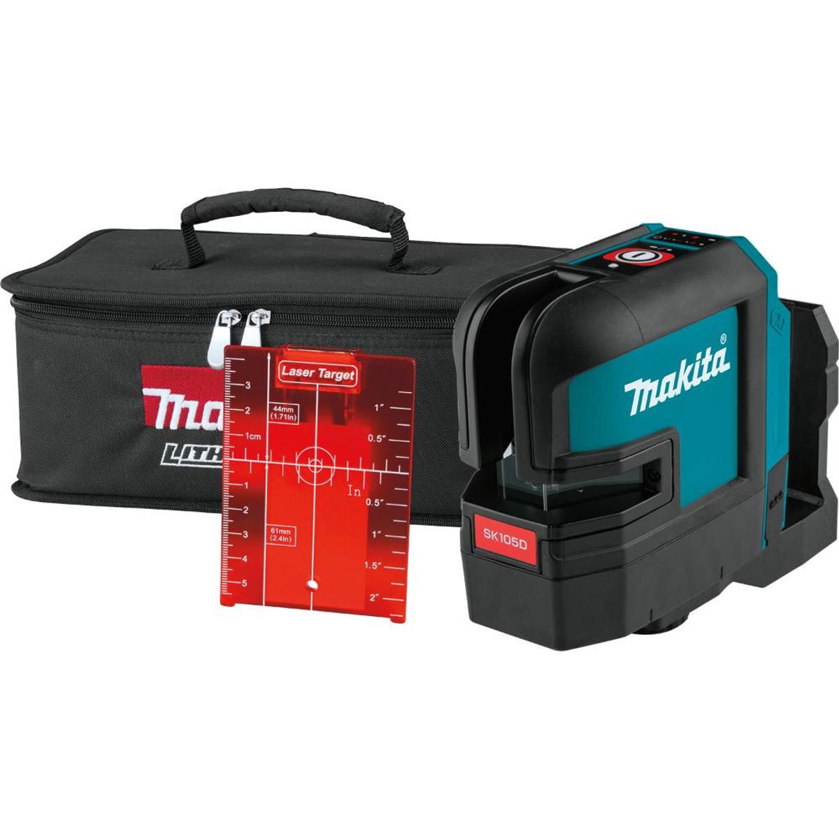 MAKITA - NIVEL LASER MAKITA SK105DZ 12V ROJOCRUZ SIN BAT NI CARG