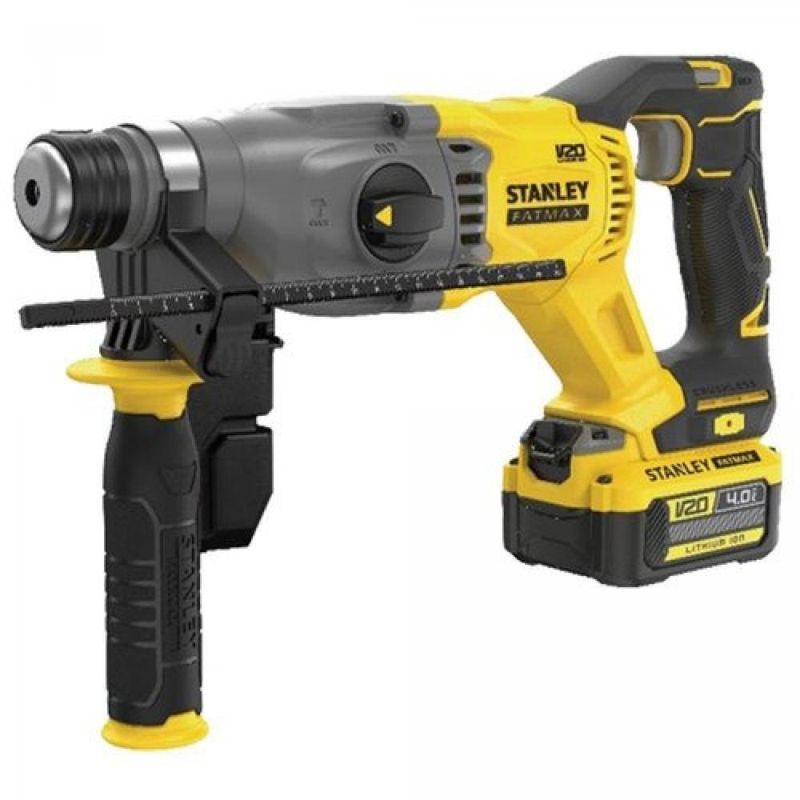 STANLEY - ROTOMARTILLO STANLEY SDS PLUS 20J INCLUYE 2 BATERIA DE 40AH CARGADOR 20AH Y MALETA S-TAK
