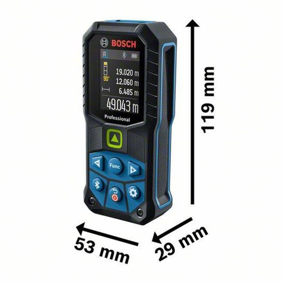 BOSCH - Medidor Laser Bosch Glm 50-27 Cg Conecti 50m verde