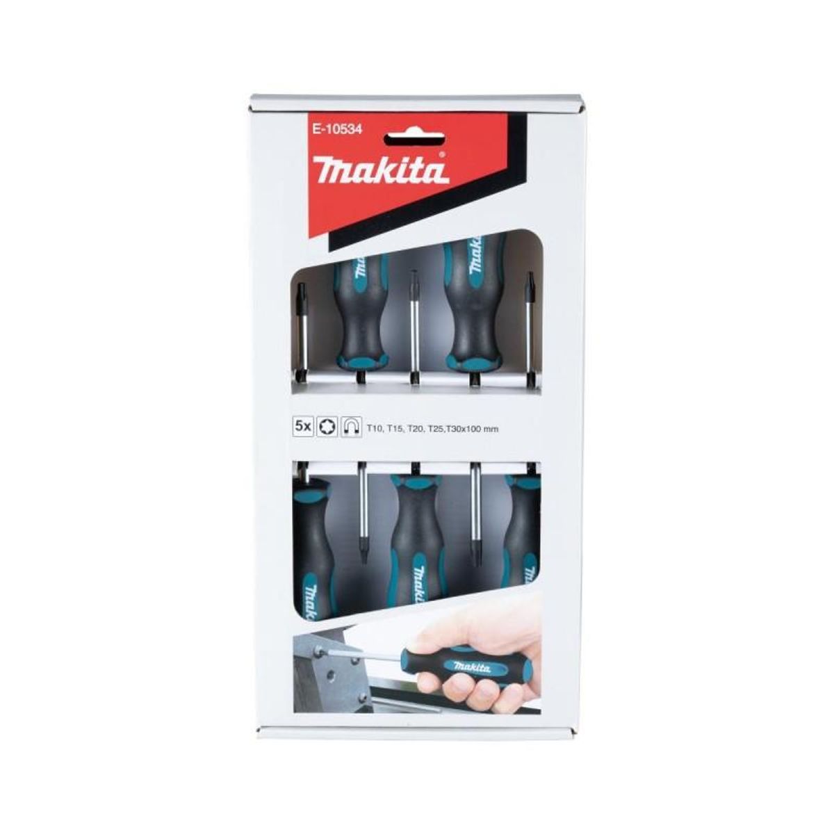 MAKITA - Juego Atornillador Torx Makita  E-10534  5 Piezas