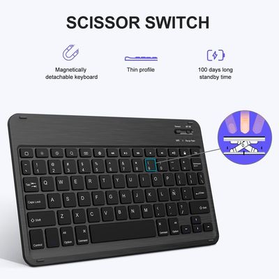 Imagen 2 del producto Funda Con Teclado Para iPad 11 iPad 11 Pro Con Ranura Rosado