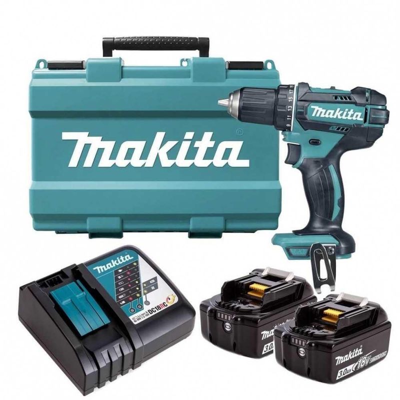 MAKITA - LLAVE DE IMPACTO MAKITA 12 18V INALAMBRICA INCLUYE 2 BATERIA DE 30AH Y CARGADOR DTW181RFE
