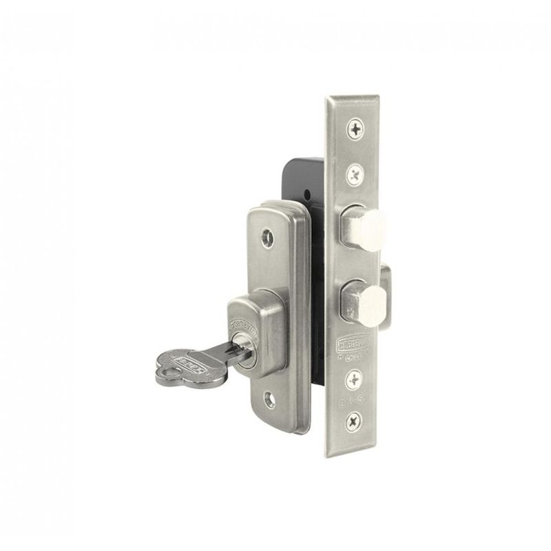 SCANAVINI - CERRADURA SCANAVINI 1270 ACERO INOXIDABLE ANGOSTA CORREDERA