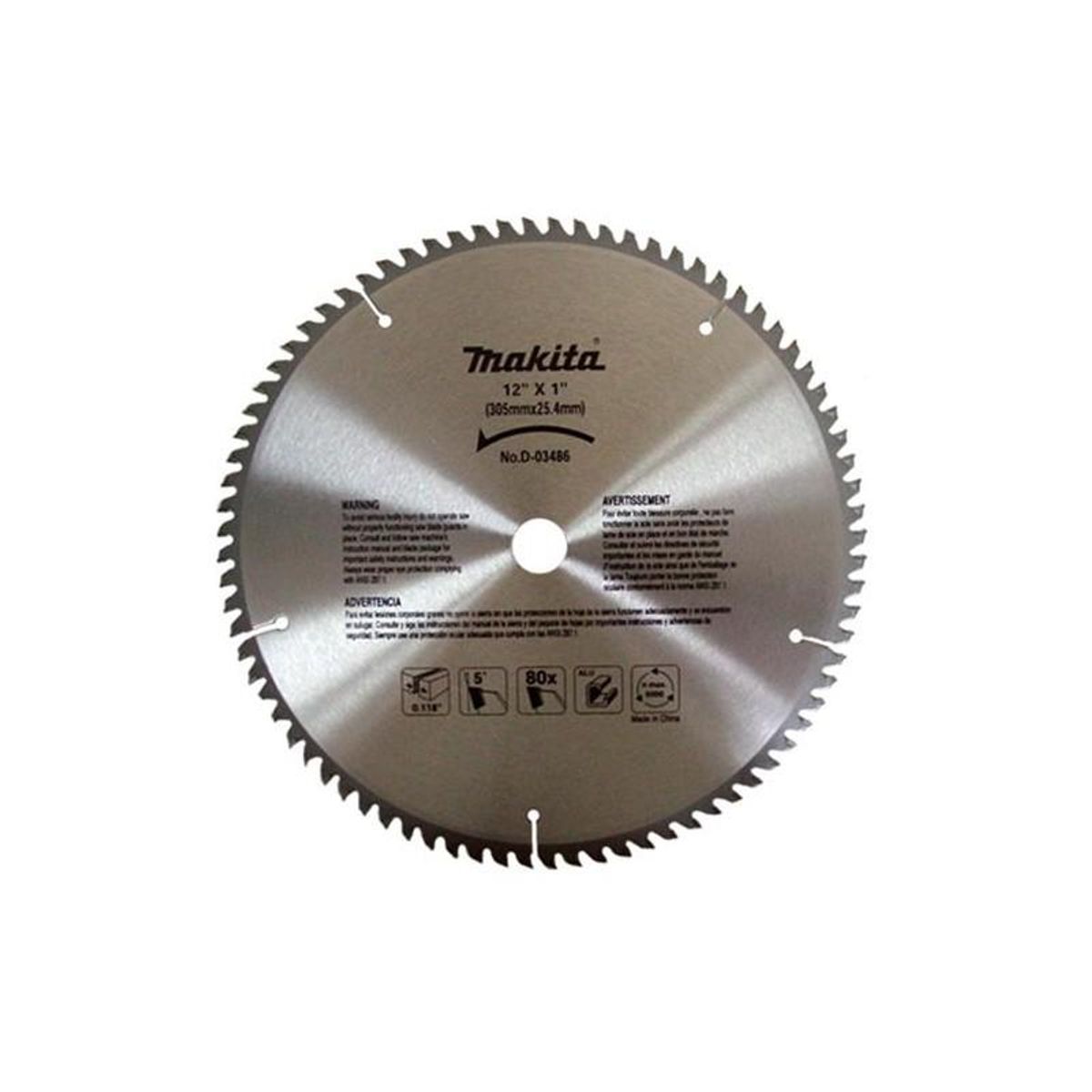 MAKITA - DISCO 10x80 DIENTES  MAKITA A-82535