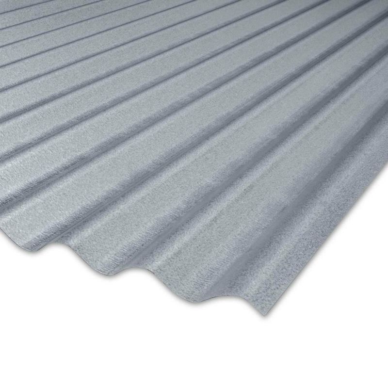 GENERICO - PLANCHA ZINC ALUM ACANALADA 035x851x2500 ECONOMICA AZ-80