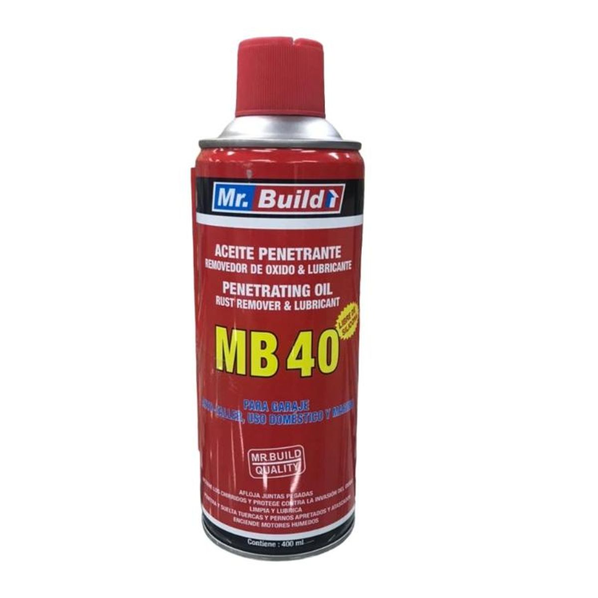 GENERICO - LUBRICANTE MR BUILD RS-20 SPRAY DE 400 ML