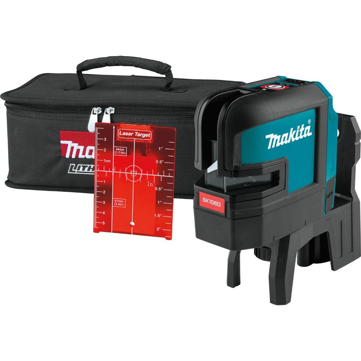 MAKITA - NIVEL LASER MAKITA SK106DZ 12V ROJOCRUZ SIN BAT NI CARG