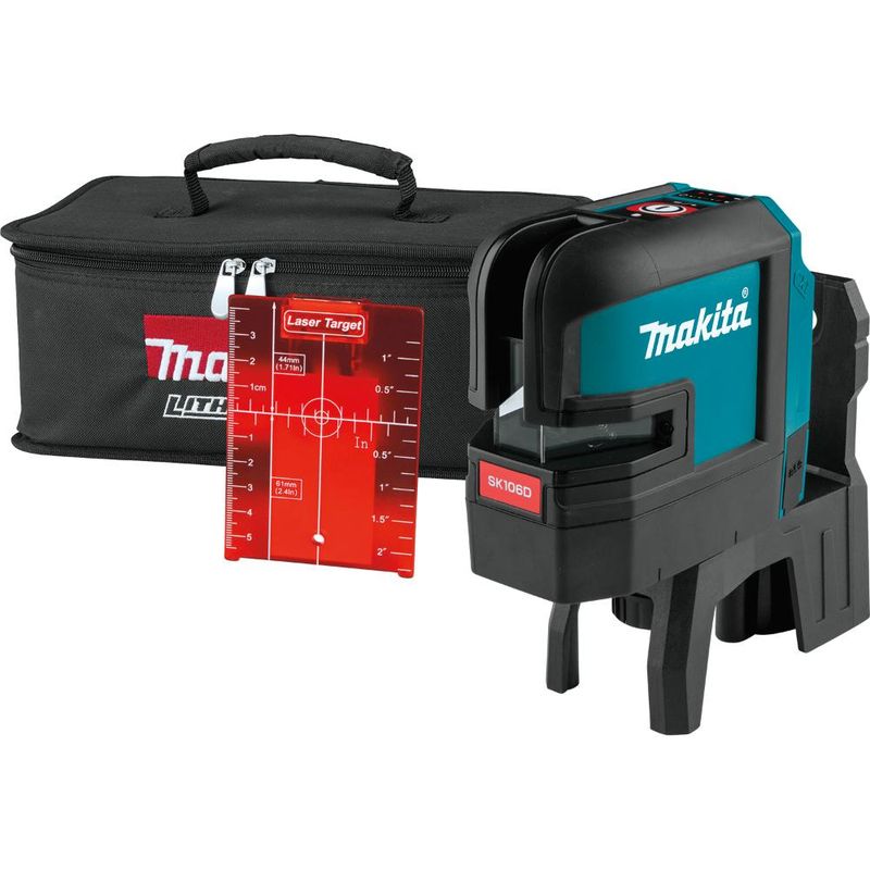 MAKITA - NIVEL LASER MAKITA SK106DZ 12V ROJOCRUZ SIN BAT NI CARG