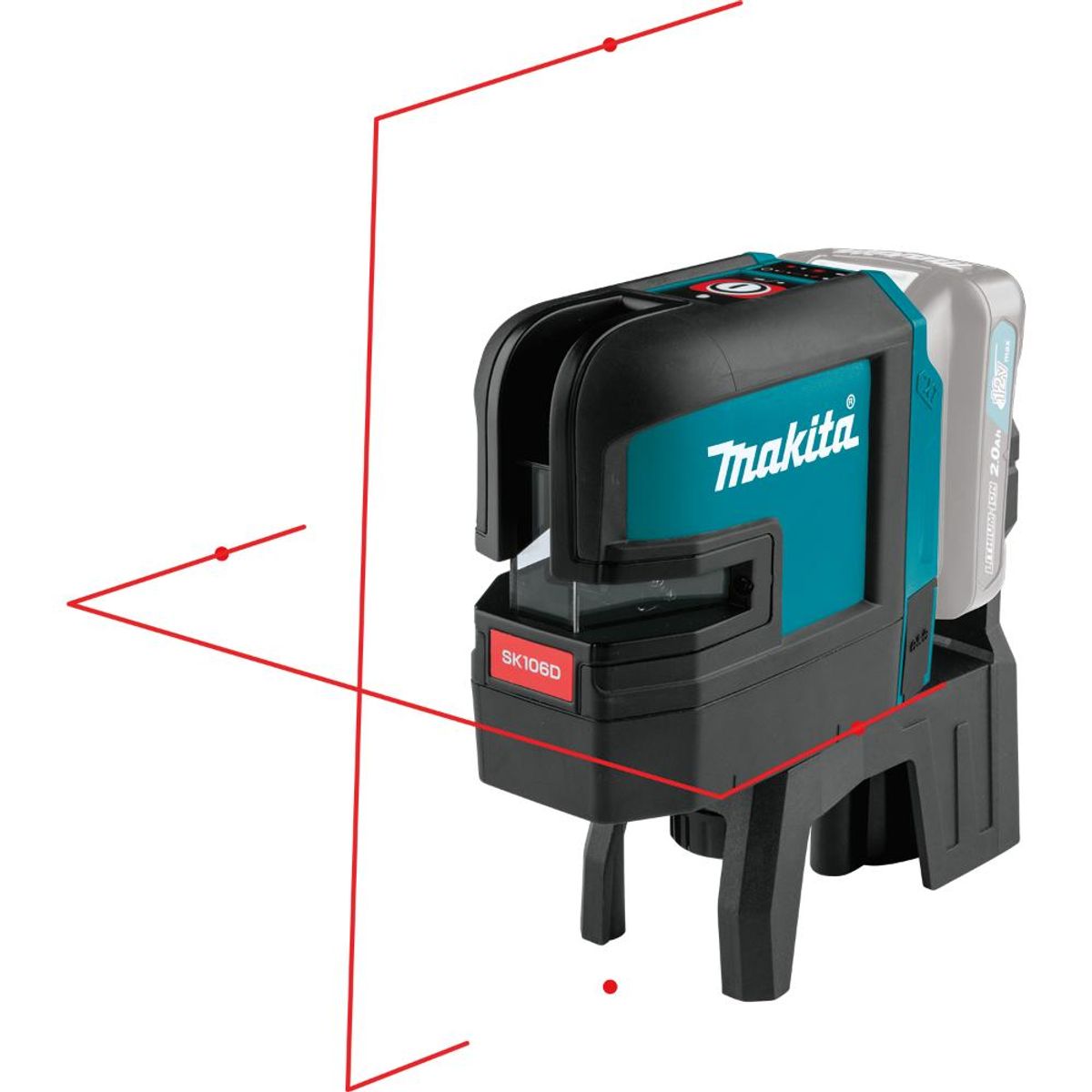 MAKITA - NIVEL LASER MAKITA SK106DZ 12V ROJOCRUZ SIN BAT NI CARG