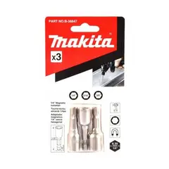 MAKITA - SET ADAPTADOR MAGNETICO 3Pcs B-38847