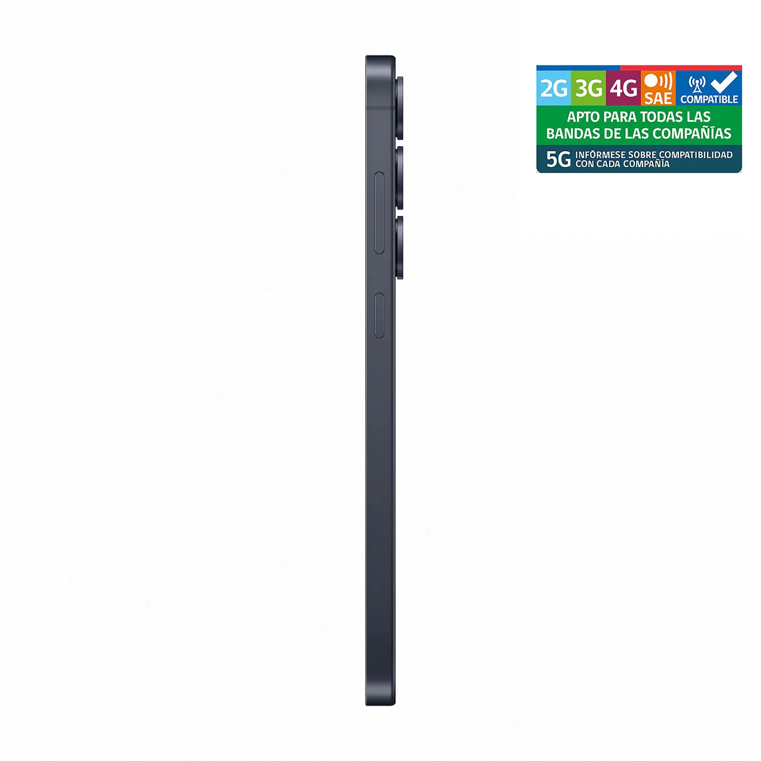 SAMSUNG Samsung Galaxy S25 256GB Negro Azulado | Falabella Chile