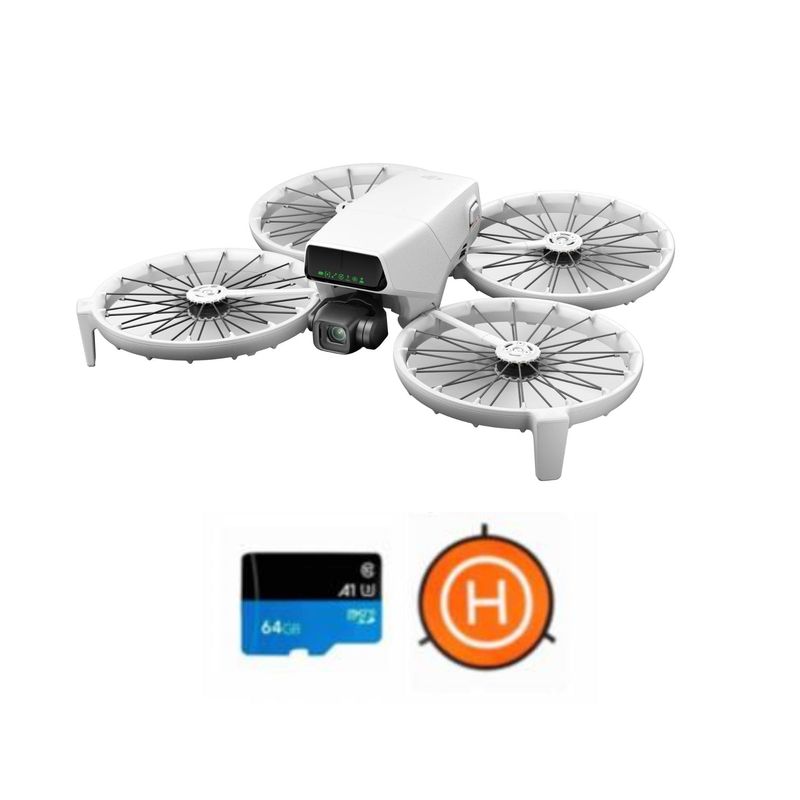 DJI - Drone DJI Flip Fly More Combo RC 2  + Landing 55 cm + Tarjetade memoria 64GB