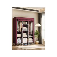 Practico Armario Armable Grande De Tela Ideal Para El Hogar Colores Surtidos