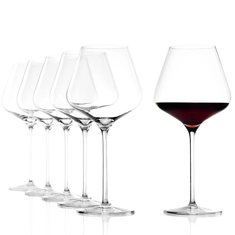 STOLZLE LAUSITZ - Set 6 Copas de Vino Cristal 710ml Burgundy Stölzle