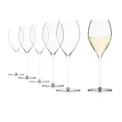STOLZLE LAUSITZ - Set 6 Copas Champagne de Cristal 425ml Stoelzle Fino