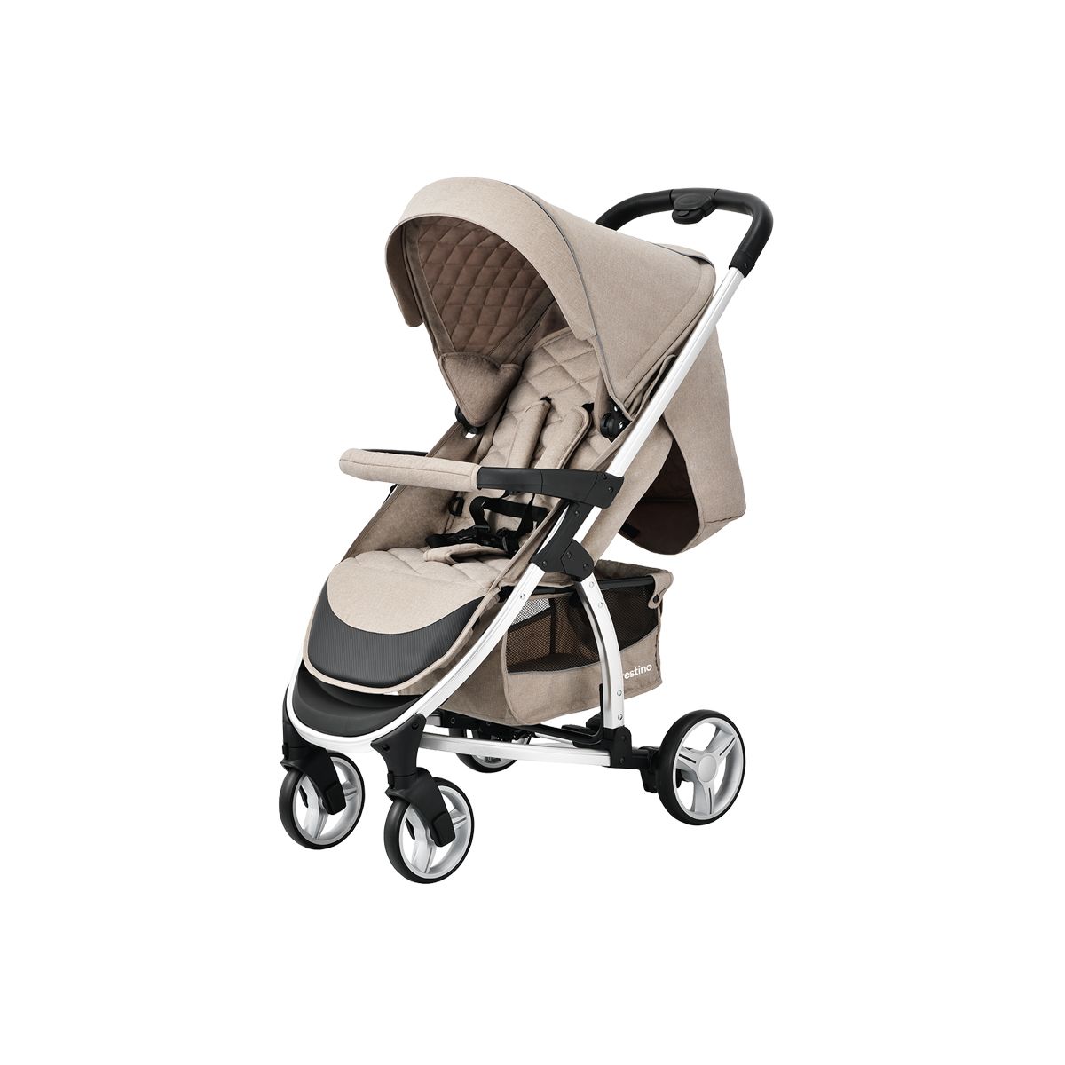 Coche Carestino London Beige con Porta Bebé y Moisés, marca GENERICO - Foto 2