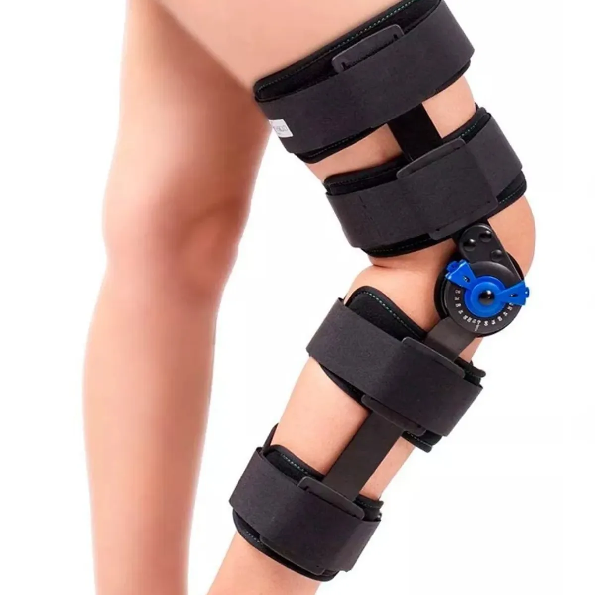 GENERICO - Rodillera Ortopedica Articulada Con Bisagra Soporte Rotula Talla M