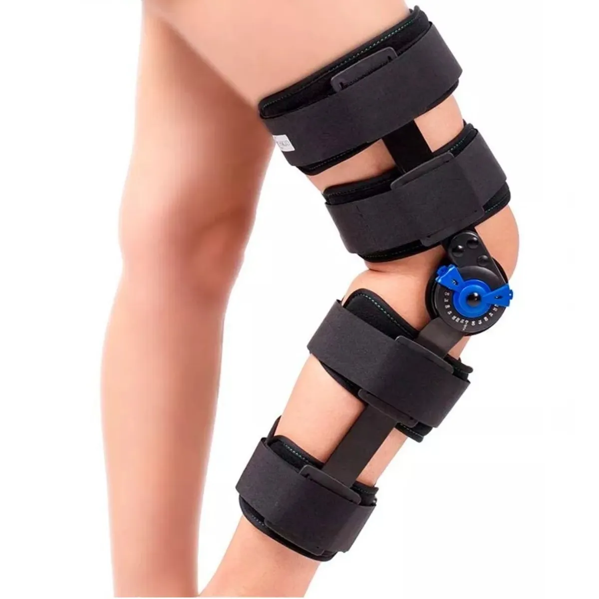 GENERICO - Rodillera Ortopedica Articulada Con Bisagra Soporte Rotula Talla M