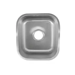 OEM - Lavaplatos Dekora 39X36 Cm Para Empotrar Bajo Cubierta