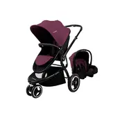 CARESTINO - Coche Ferro Mora con Porta Bebé y Moisés