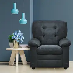 MSA MUEBLES SANTA ANA - Bergere Dragon Black Fabric.