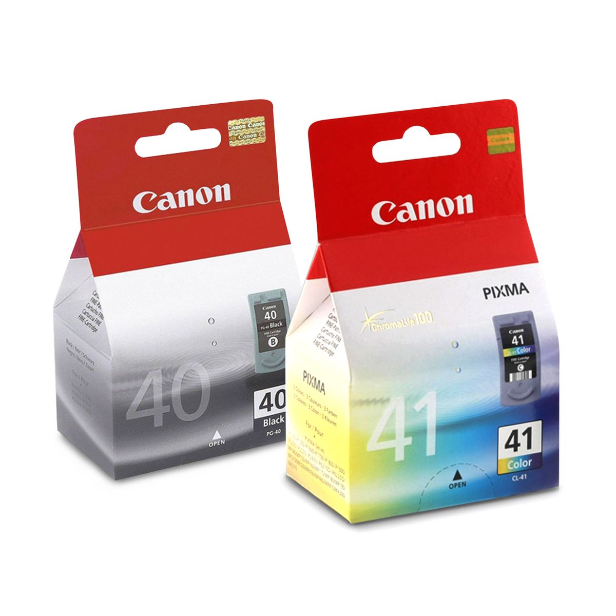 BROTHER - 2 Canon Pg-40 Cl-41 Genuinos Ip1200..1600 Ip1800 Mp210.civa