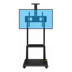 GENERICO - Soporte Base Tv Lcd Led Tipo Pedestal Con Ruedas Movil 32-70