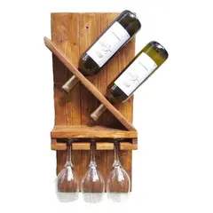 GENERICO - Cava De Vino Madera Bar Portavasos Pequeño