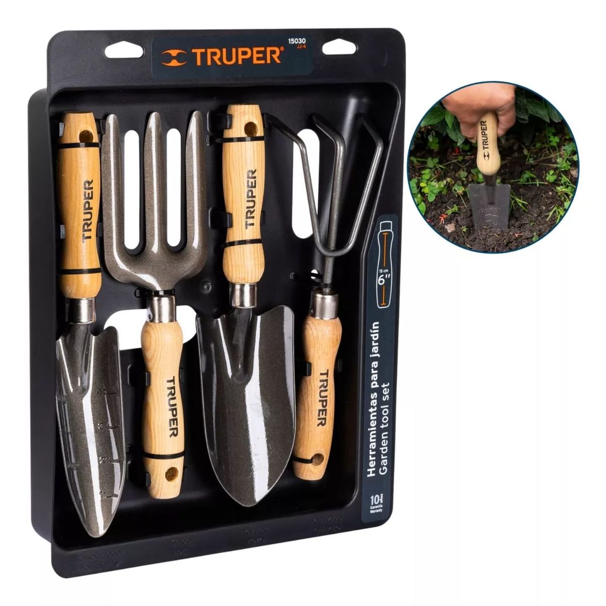 TRUPER - Herramientas De Jardineria 6 Pulgadas Truper